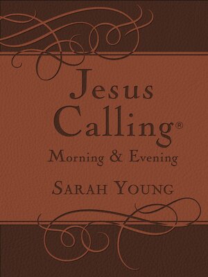 cover image of Jesus Calling Morning and Evening, with Scripture references